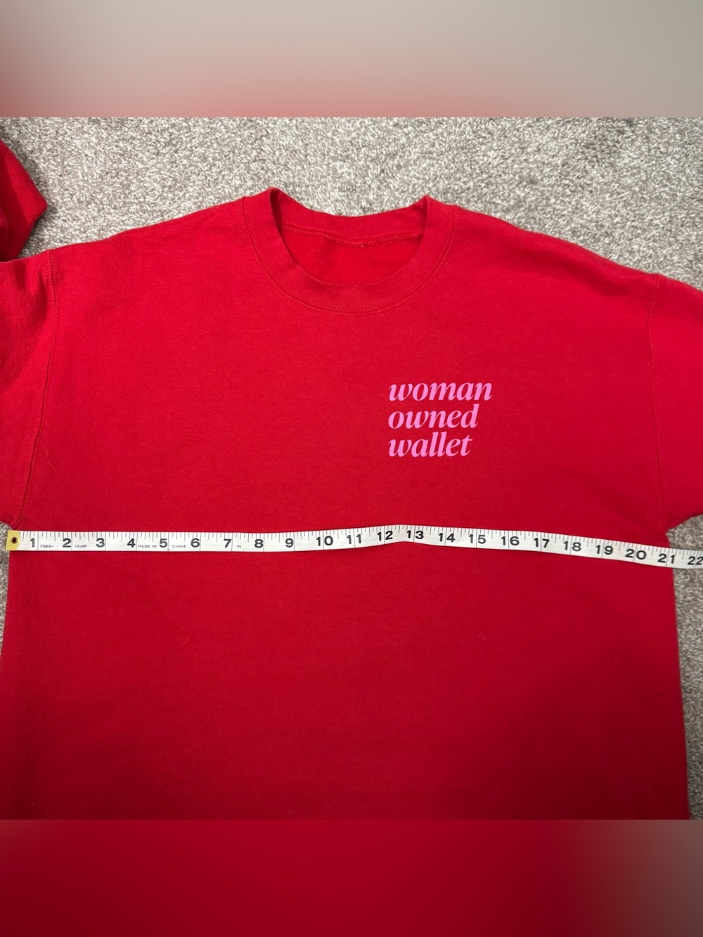 Woman-Owned Wallet Women Don't Owe You Sh*t Sweatshirt Women Empowerment - Picture 3 of 3